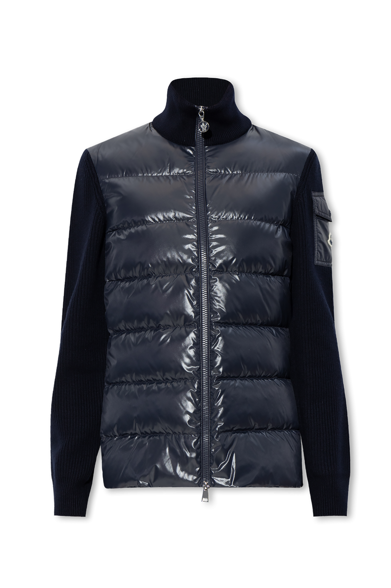 Moncler store navy cardigan